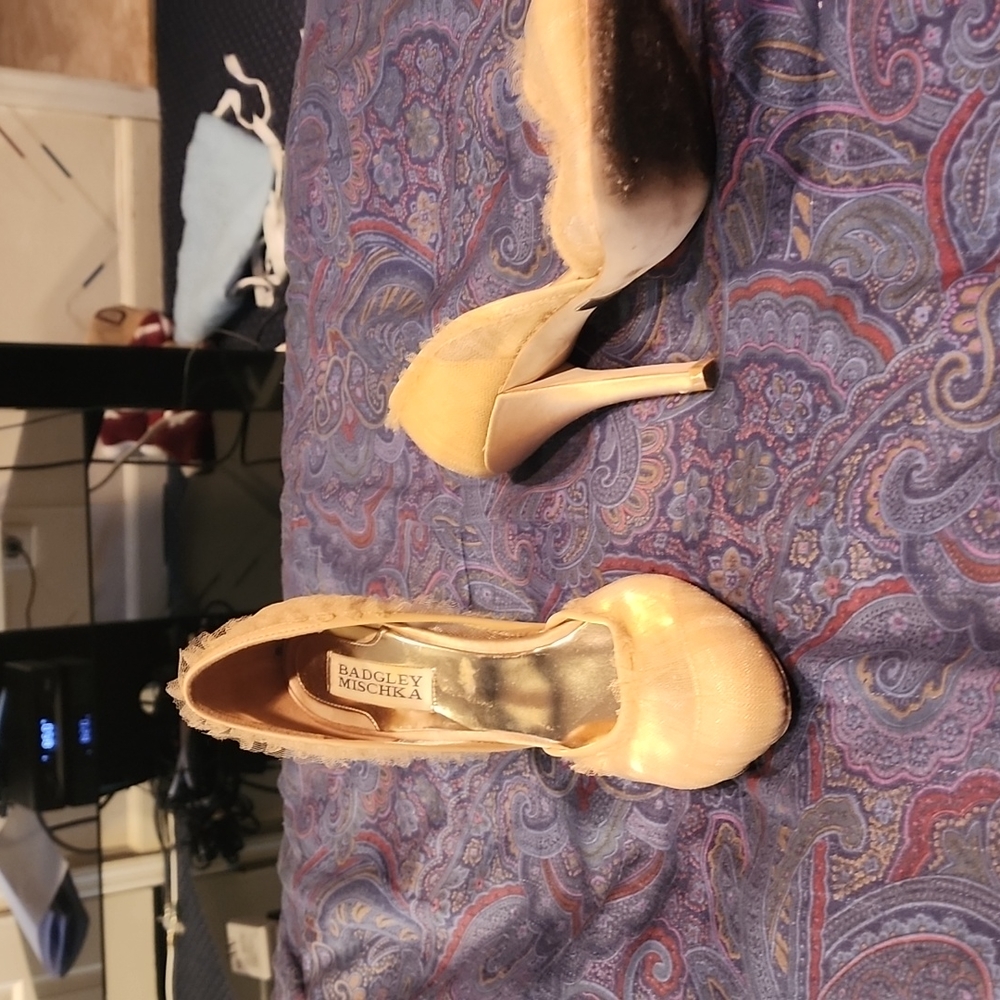 Gold heels